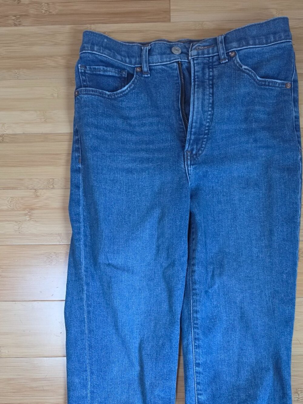 Express high rise mom jeans